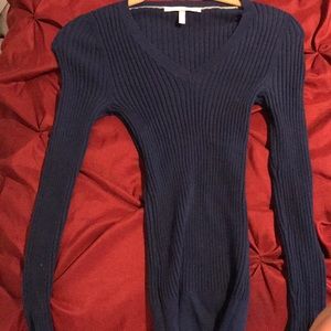 Victoria’s secret tight fitting navy blue sweater